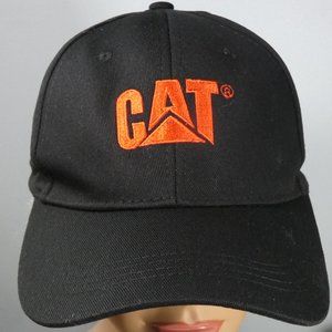 Caterpillar - CAT logo ball cap Black with red logo